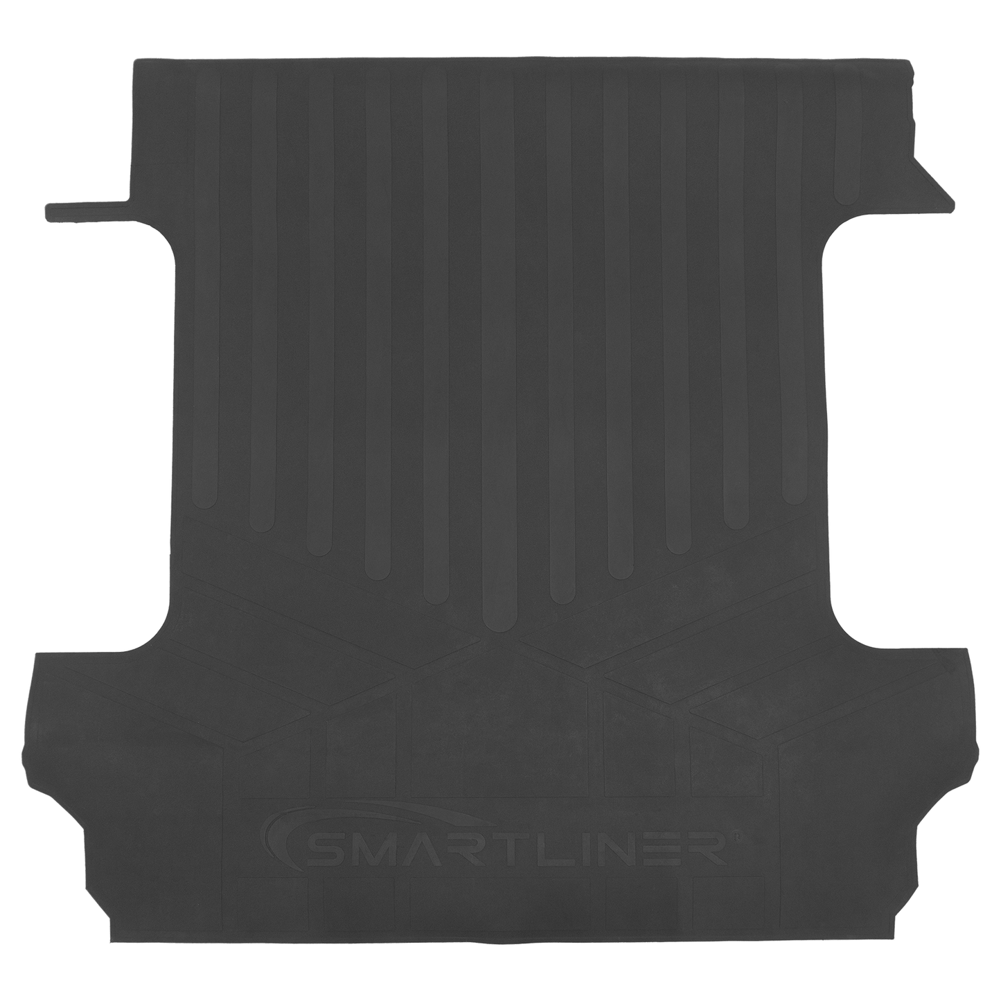 SmartCoverage™ Custom Fit Floor Liners For 2019-2024 Chevrolet Silverado 1500 Crew Cab with Vinyl Flooring and 1st Row Bench Seat (No OTH Coverage) and 2nd Row Underseat Storage