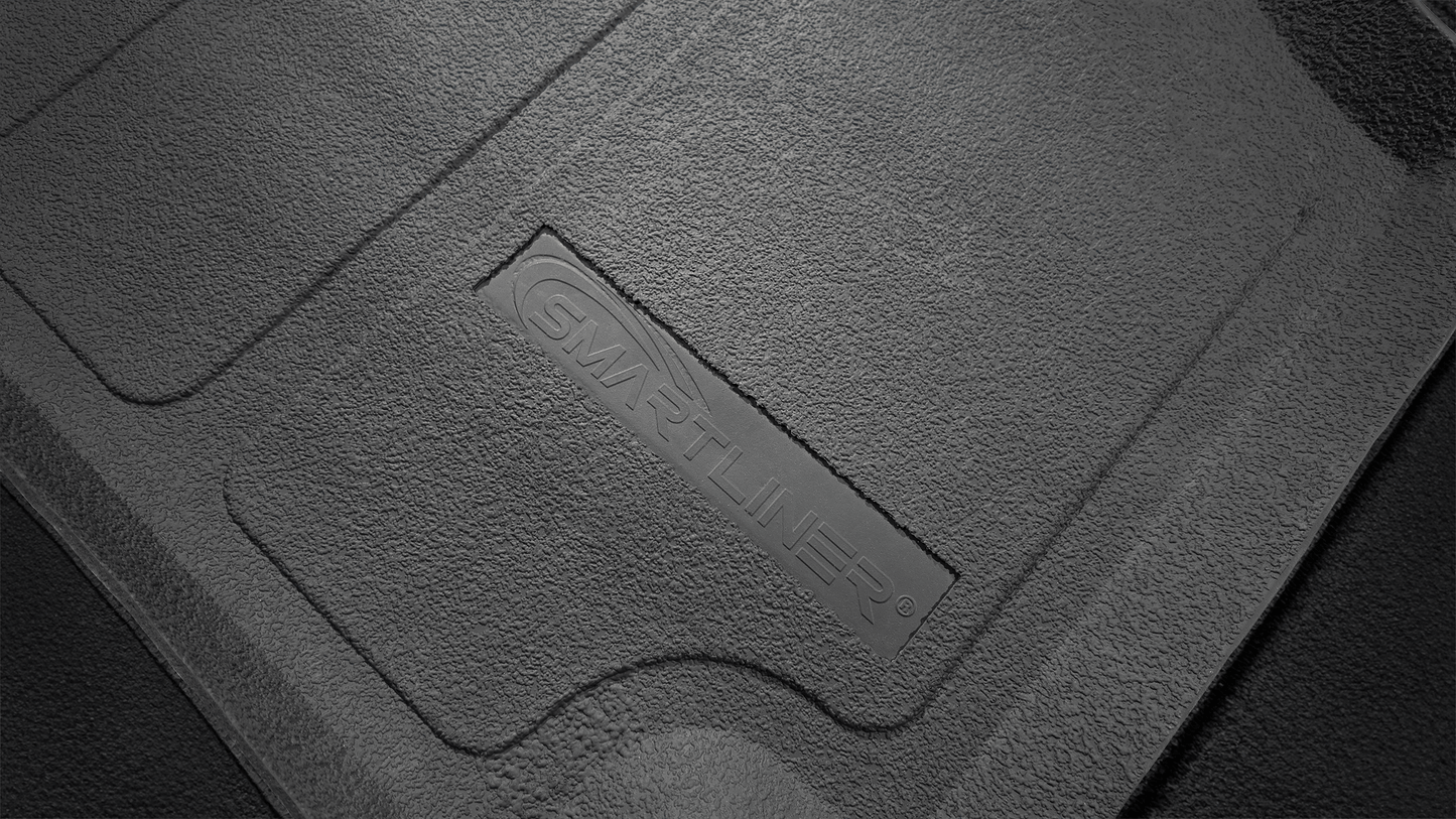 SmartCoverage™ Custom Fit Floor Liners For 2022-2025 Ford F-150 Lightning with 1st Row Bucket Seats & OEM 2nd Row Under Seat Storage