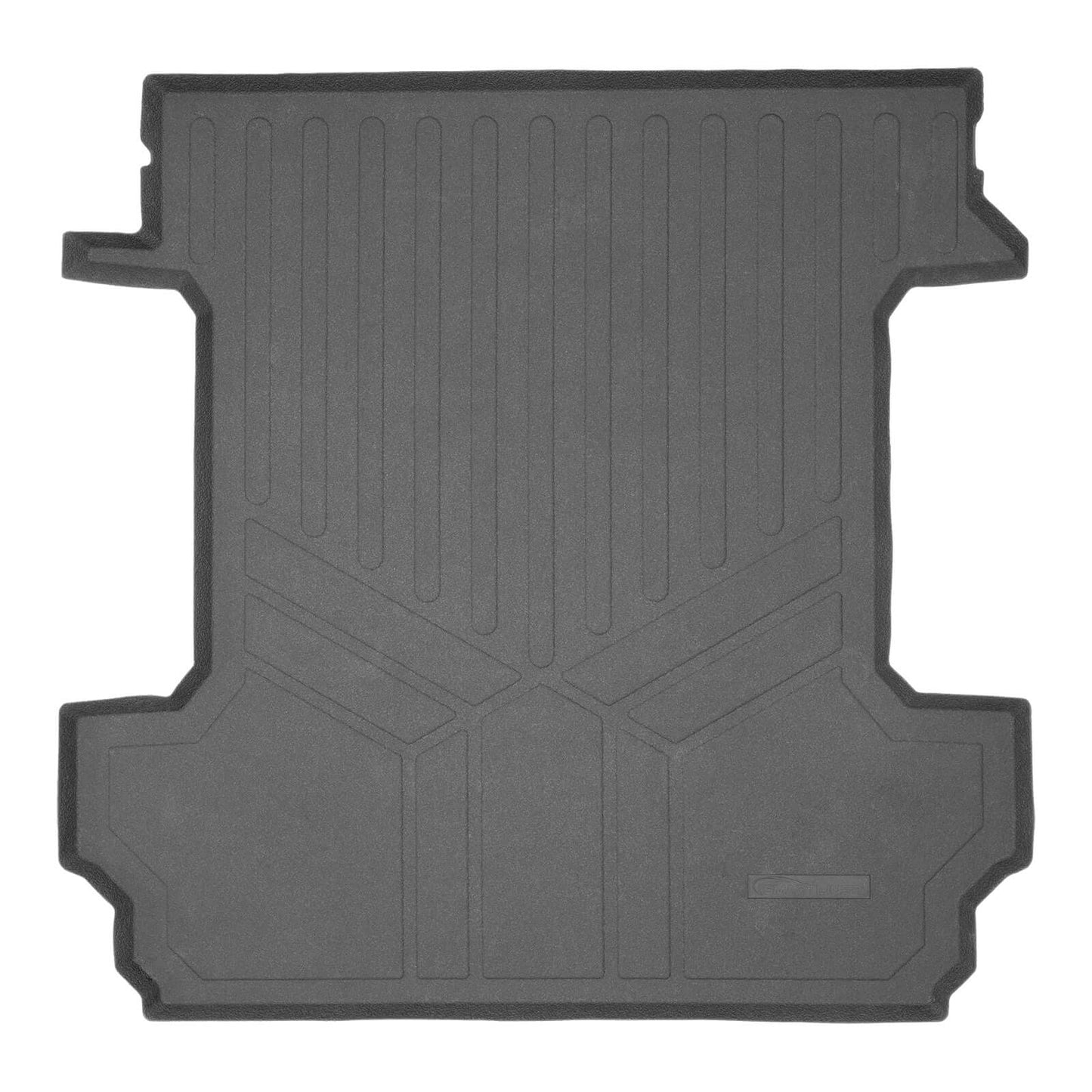 SmartCoverage™ Custom Fit Floor Liners For 2019-2025 Chevrolet Silverado 1500 Crew Cab With 1st Row Bench Seat (with OTH Coverage) and Carpet Flooring without the 2nd Row Underseat Storage