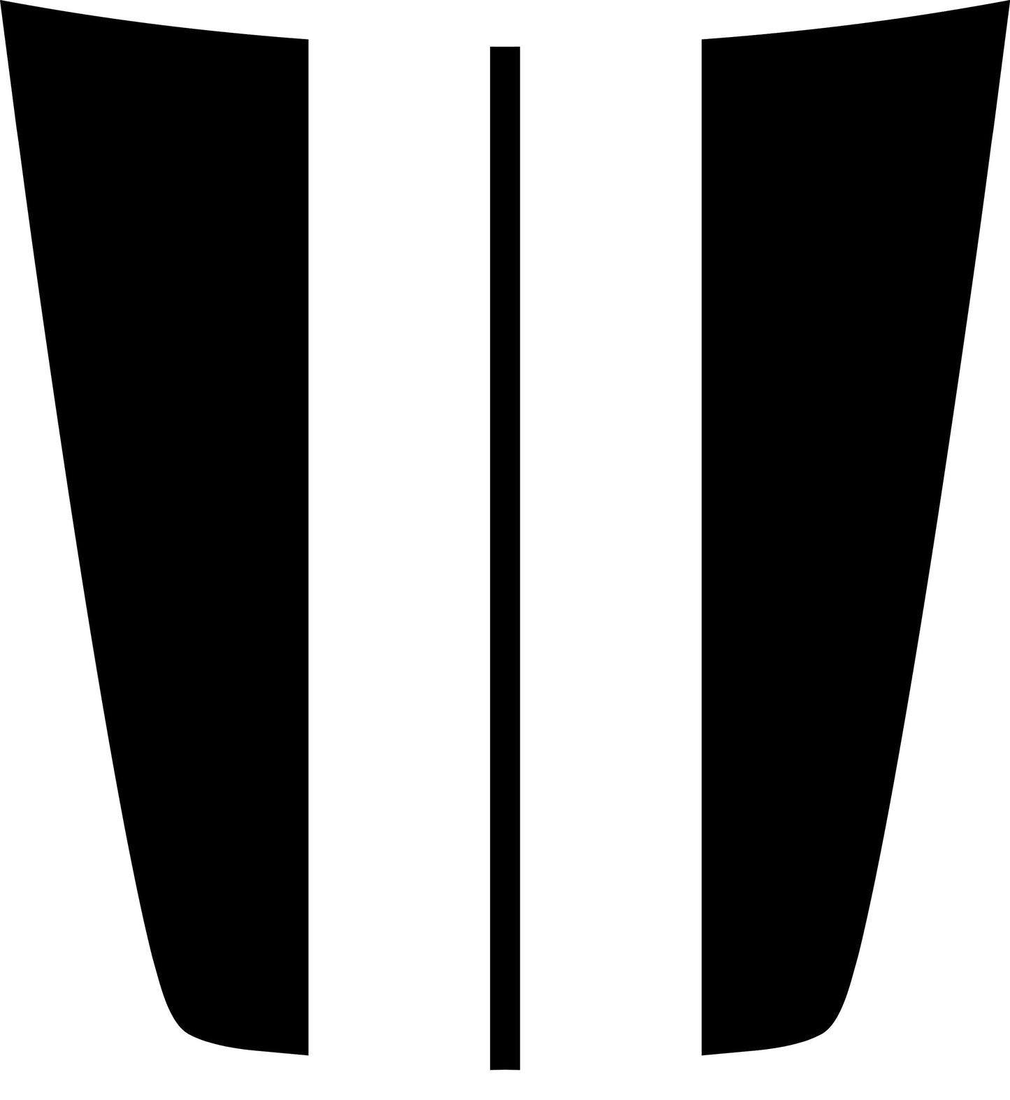 Center Racing Stripes Hood Decal Cover for 2015-2022 Chevrolet Colorado