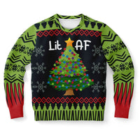 Lit AF Christmas Tree Sweatshirt