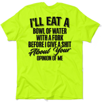 Opinion Of Me - Safety Yellow Pocket T-Shirt
