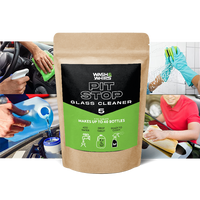 WASH&WHIPS Pit Stop Glass Cleaner / All Surface Cleaner Refill Tablets (Makes 5 Gallons)