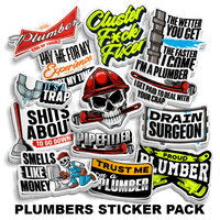 Plumbers Sticker Pack