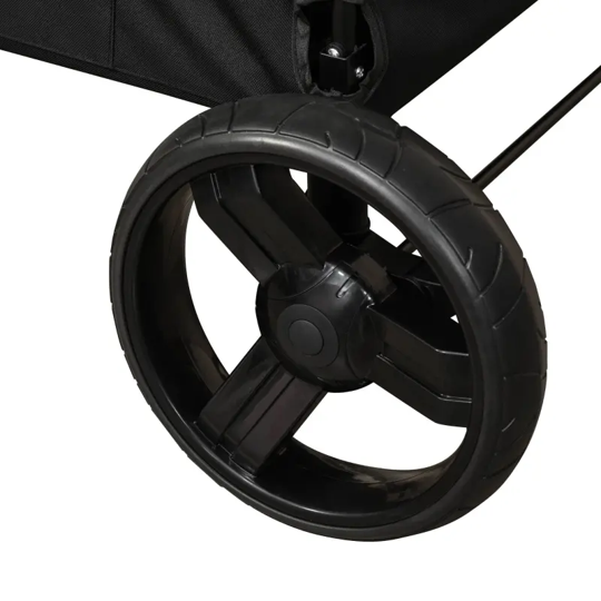 Foldable Pet Stroller with Storage Pocket
