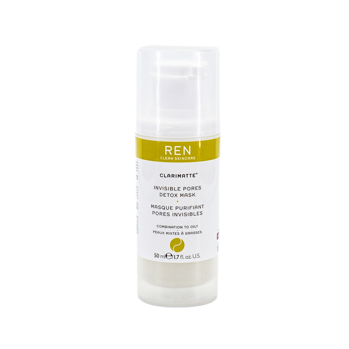 REN CLEAN SKINCARE Clarimatte Invisible Pores Detox Mask 1.7oz - New