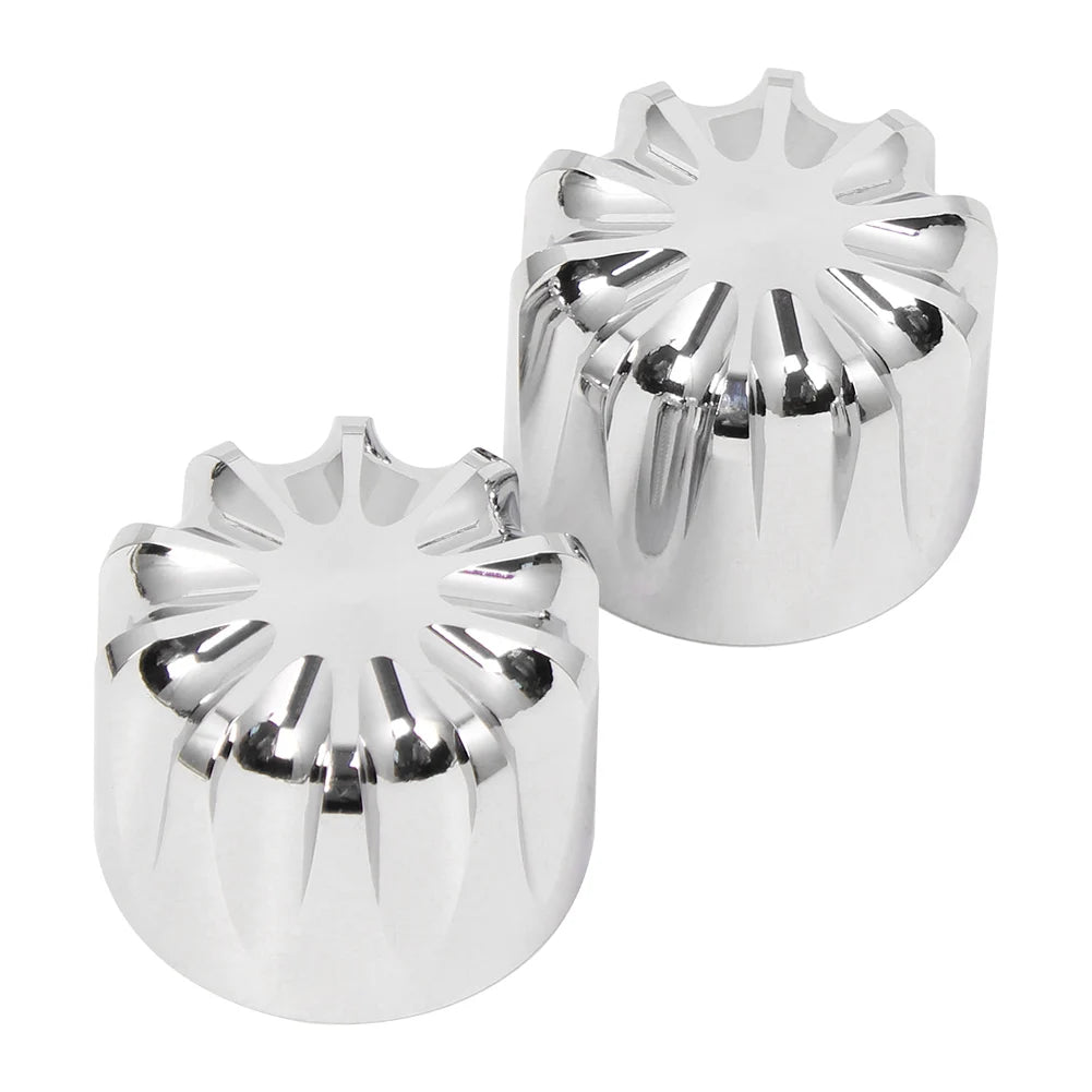 Motorcycle CNC Front Axle Nut Cover Cap Aluminum Black/Chrome For Harley Sportster XL XG Touring Dyna VRSC Softail Street Glide