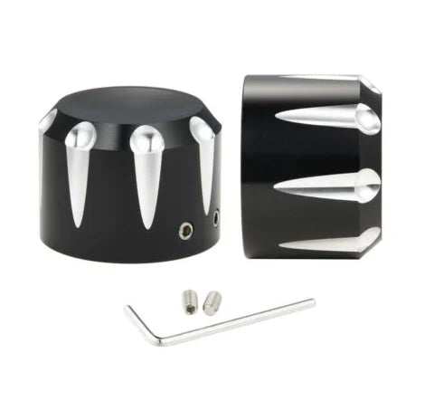 Motorcycle CNC Front Axle Nut Cover Cap Aluminum Black/Chrome For Harley Sportster XL XG Touring Dyna VRSC Softail Street Glide