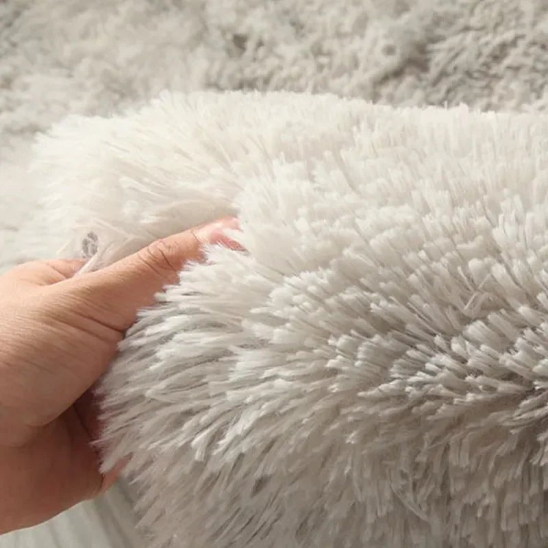 VIKAMA Silk Wool Carpet Bedroom Living Room Carpet Ins Style Scandinavian Home Floor Mats Home Decoration - Jaico Online Shop