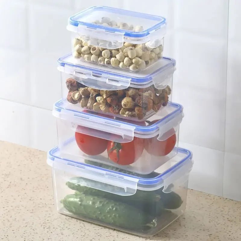 Sealed rectangular refrigerator storage box with lid Plastic crisper microwave - heated lunch box with lid - Jaico Online Shop