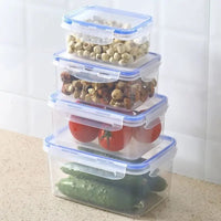 Sealed rectangular refrigerator storage box with lid Plastic crisper microwave - heated lunch box with lid - Jaico Online Shop