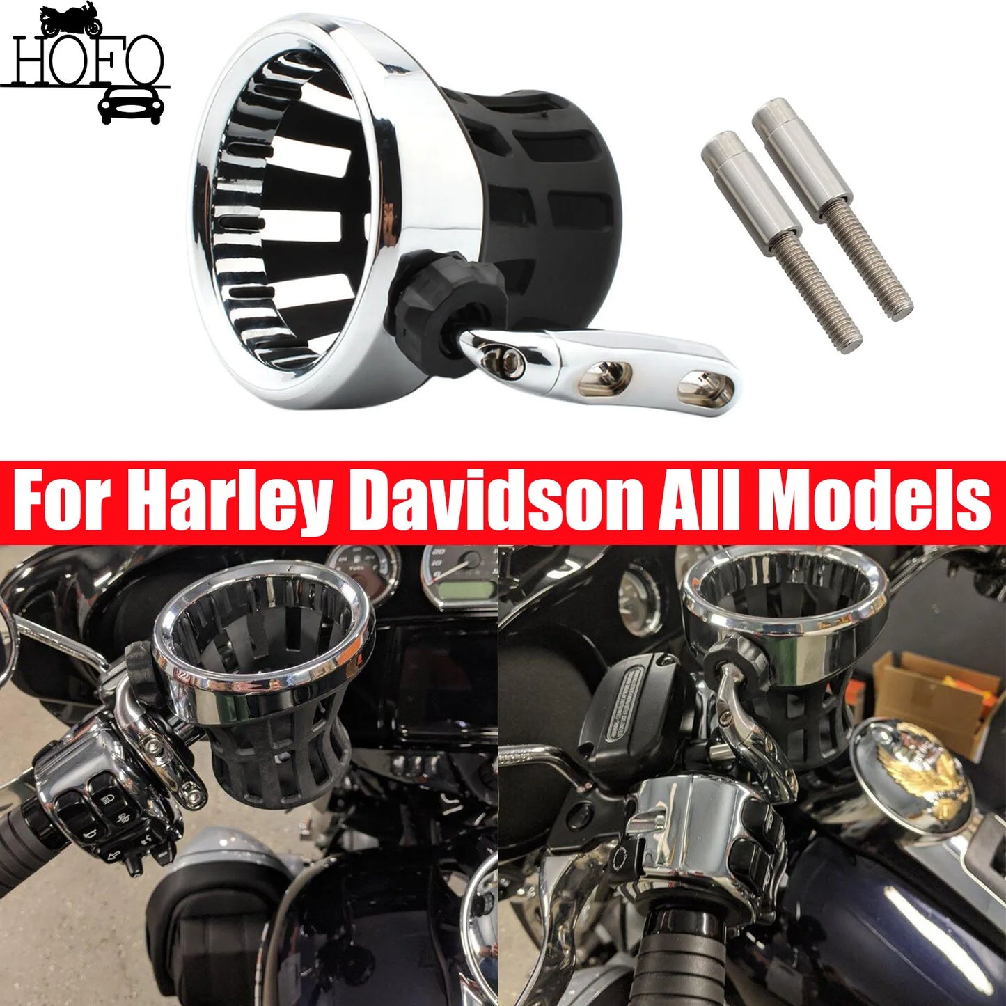 Motorcycle Cup Holder Motocross Bicycle Bottle Holder Motorbike Drink Cup Bracket Mounted For Harley Road Glide Ultra Classic