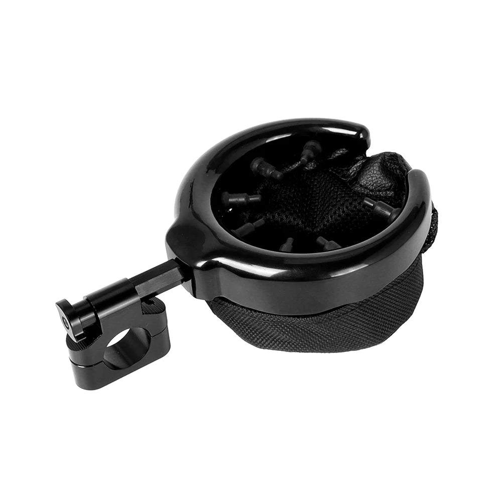 Motorcycle Drink Cup Holder 22mm/ 25mm Handlebar Cup Bottle Holder Aluminum For Harley Touring Street Glide ATV Universal