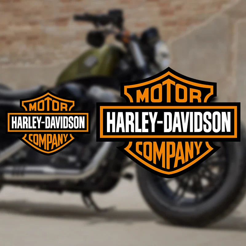 2pcs Motorcycle LOGO Tank Decal Motor Oil Cover Stickers