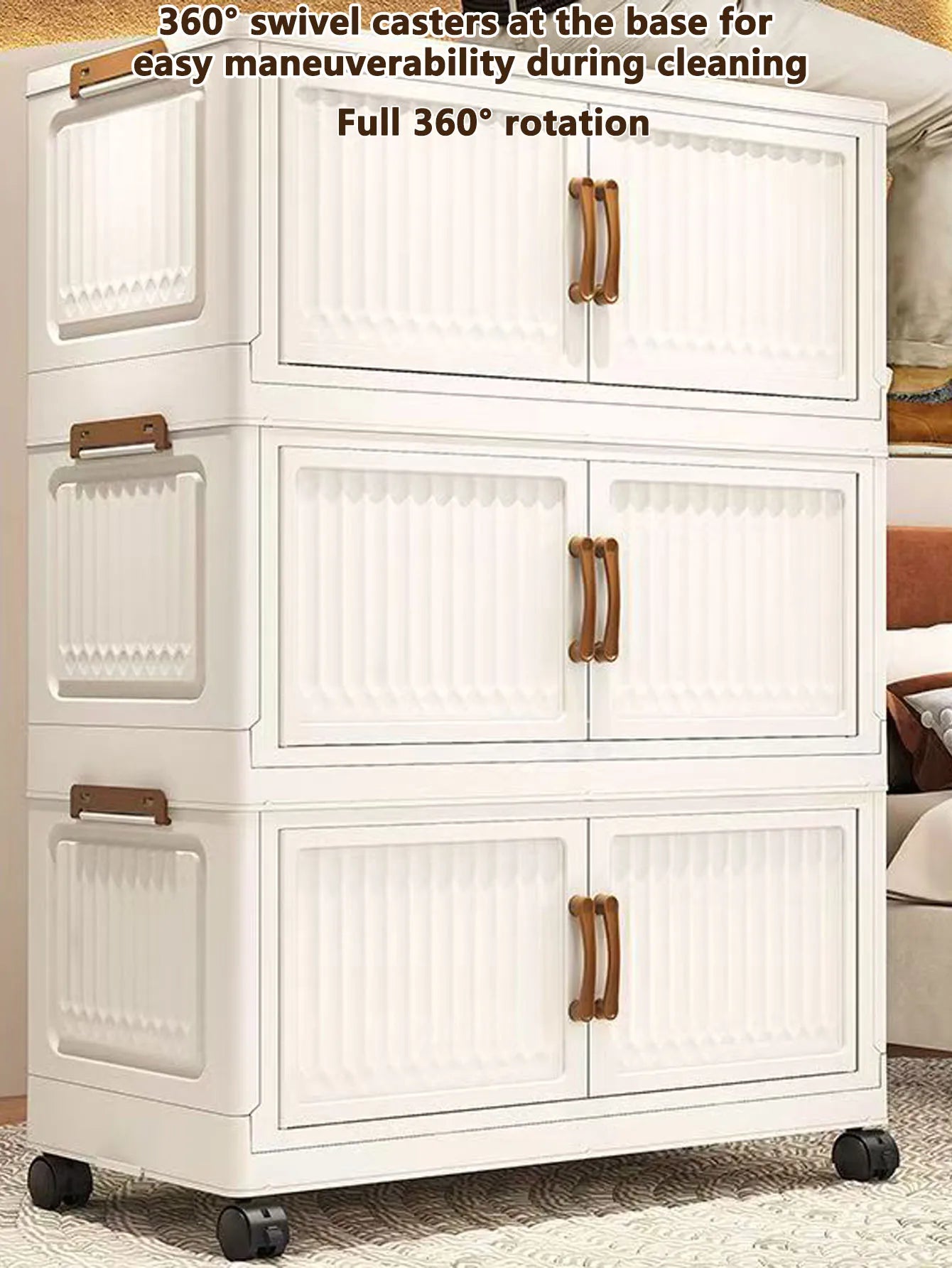 Storage Box Household Foldableing Cabinet Storage Cabinet Clothes Toys Snacks Extra Large Capacity Storage Cabinet Organizing Box - Jaico Online Shop