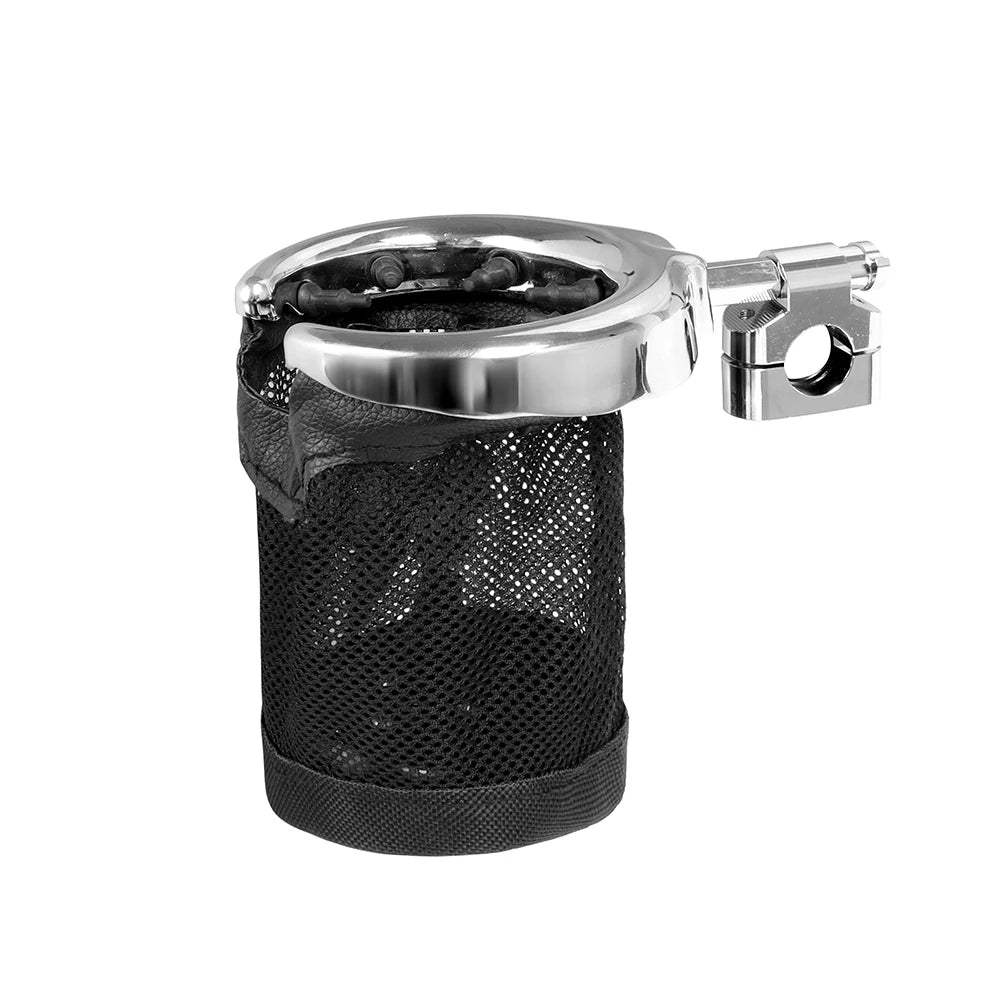 Motorcycle Drink Cup Holder 22mm/ 25mm Handlebar Cup Bottle Holder Aluminum For Harley Touring Street Glide ATV Universal