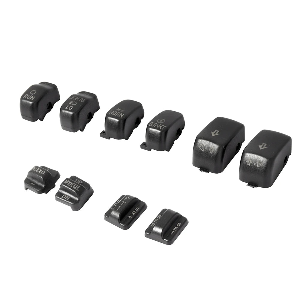 For Harley Touring Street Electra Glide FLHT FLHTC FLHX 1996-2013 Motorcycle 10pcs Hand Control Switch Housing Button Caps