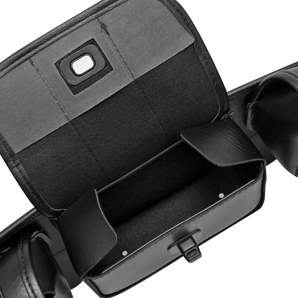 Motorcycle 3-Pocket Windshield Batwing Fairing Pouch Bag For Harley Touring Electra Glide Touring FLHX FLHT FLHXS 1996-2013