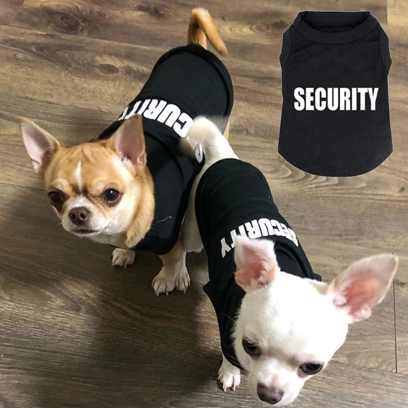 Security Clothing for Dogs Summer Pet T-shirt Costume - Jaico Online Shop