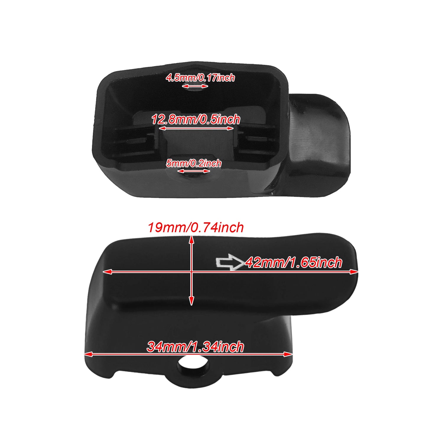 Motorcycle Turn Signal Extension Cap Black Switch Button Extended Cover For Harley Softail Fat Boy FL Dyna Sportster XL 883 1200