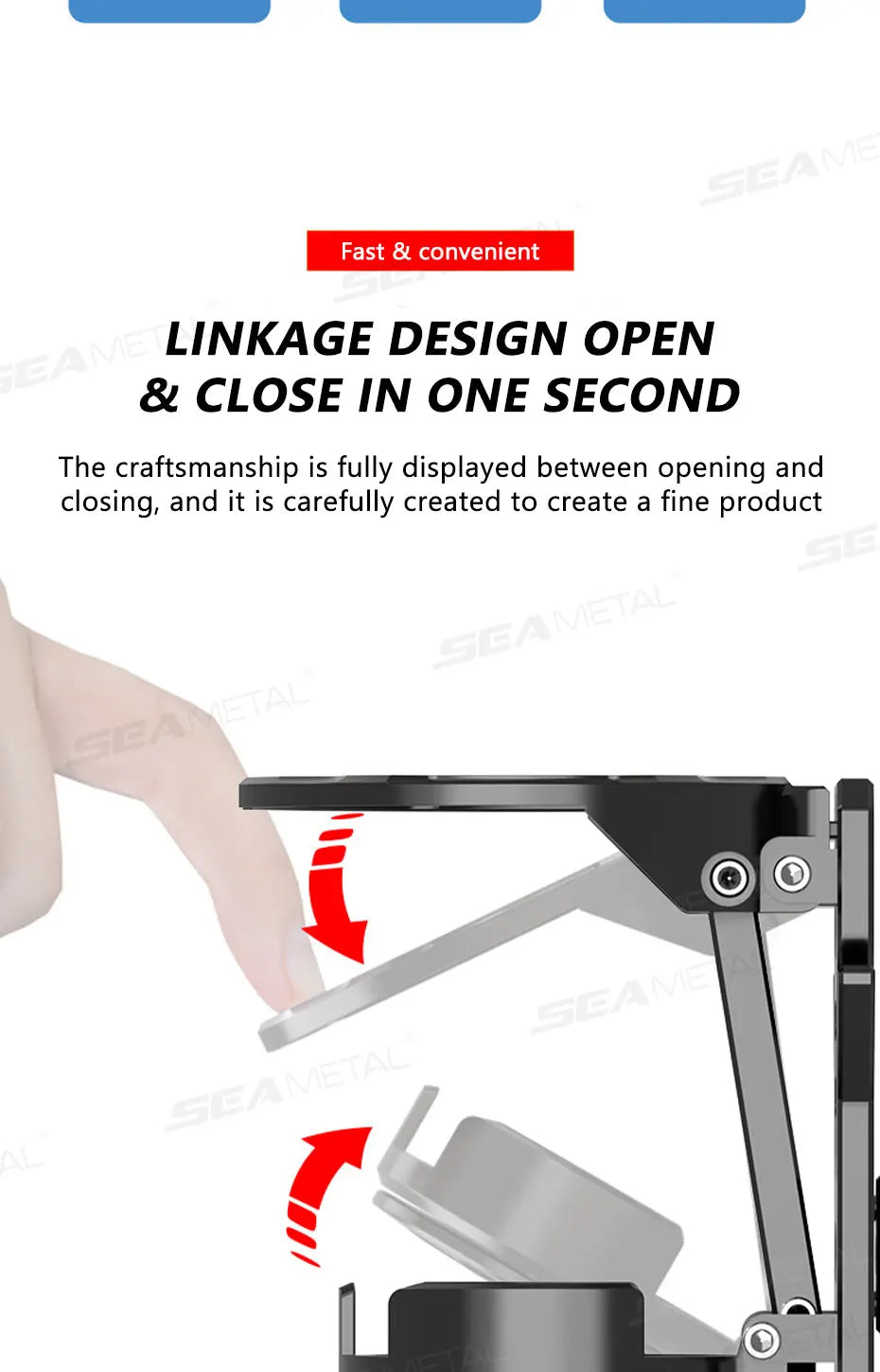 SEAMETAL Motorcycle Cup Holder Foldable Lightweight Adjustable Water Bottle Mount for Electric Bicycle Sport Cycling Accessories