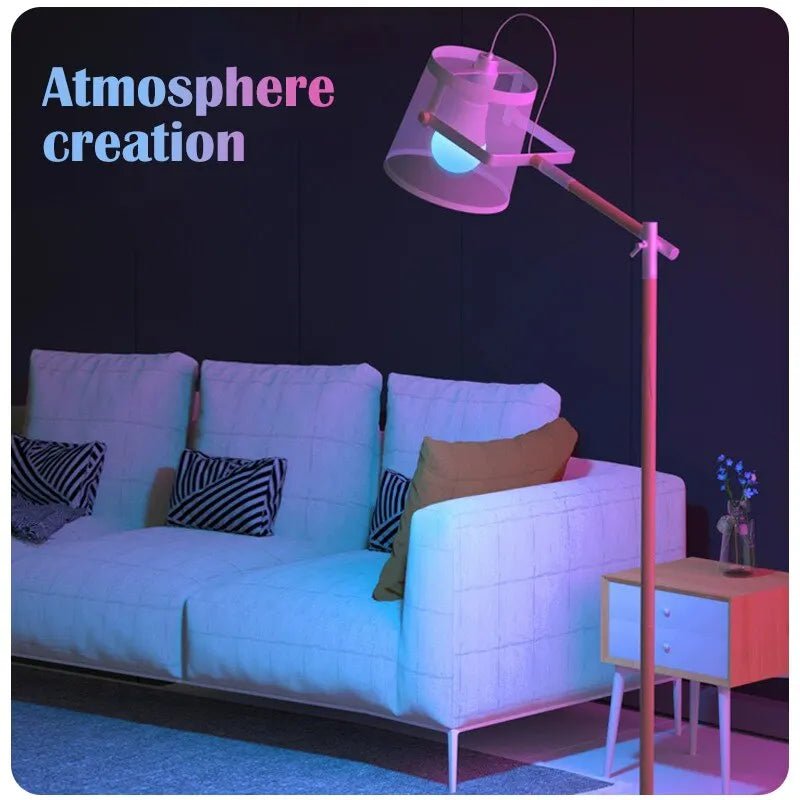 16 Colors RGB Bulb LED Multicolor Bulb E27 220V Household Lighting Dimmable 24 Key Remote Control Smart Lamp Atmosphere Light - Jaico Online Shop