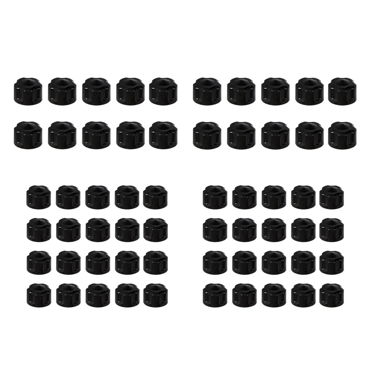 Black Bolt Covers Kit Engine Rocker Screw Caps Tappet Derby Bolts Cover For Harley Softail Street Bob Breakout Low Rider 18-25