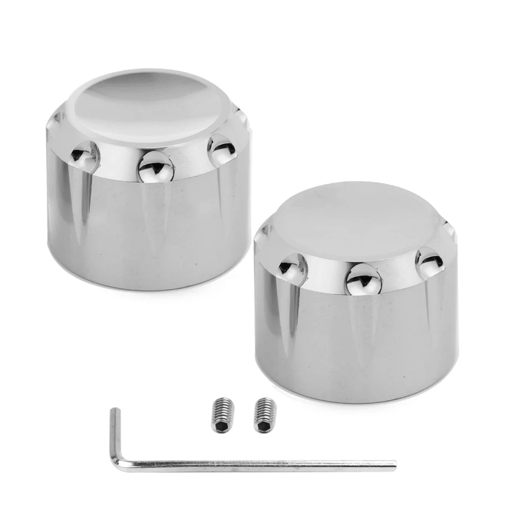 Motorcycle CNC Front Axle Nut Cover Cap Aluminum Black/Chrome For Harley Sportster XL XG Touring Dyna VRSC Softail Street Glide