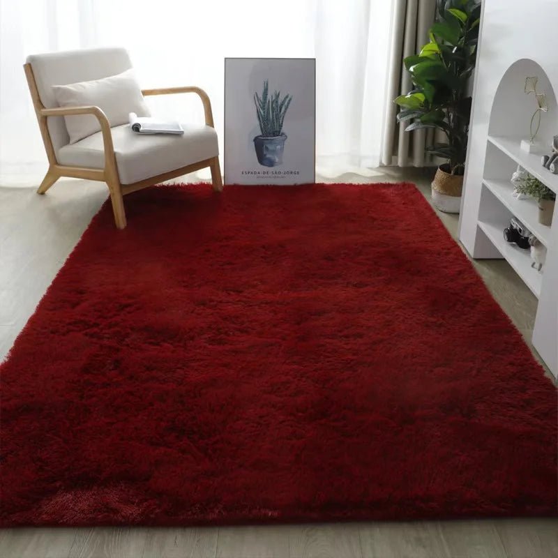 VIKAMA Silk Wool Carpet Bedroom Living Room Carpet Ins Style Scandinavian Home Floor Mats Home Decoration - Jaico Online Shop