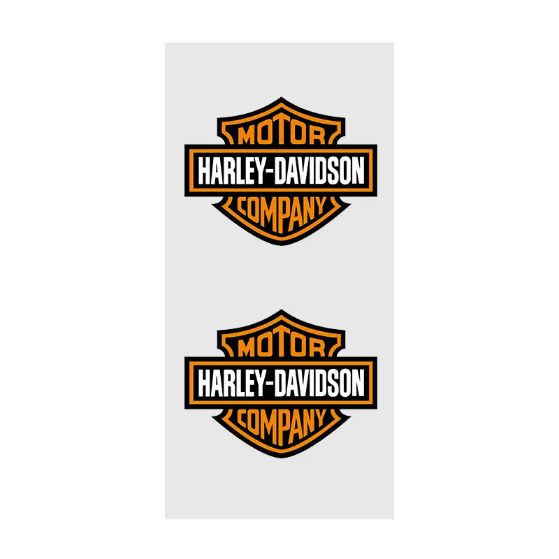2pcs Motorcycle LOGO Tank Decal Motor Oil Cover Stickers