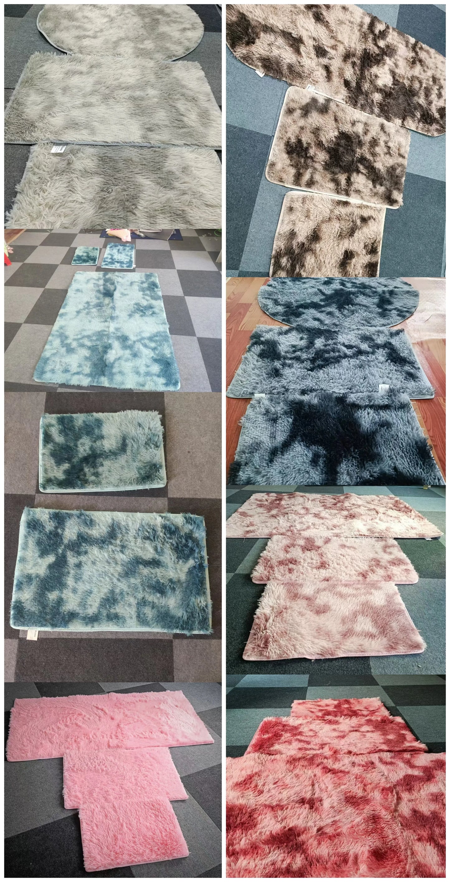VIKAMA Silk Wool Carpet Bedroom Living Room Carpet Ins Style Scandinavian Home Floor Mats Home Decoration