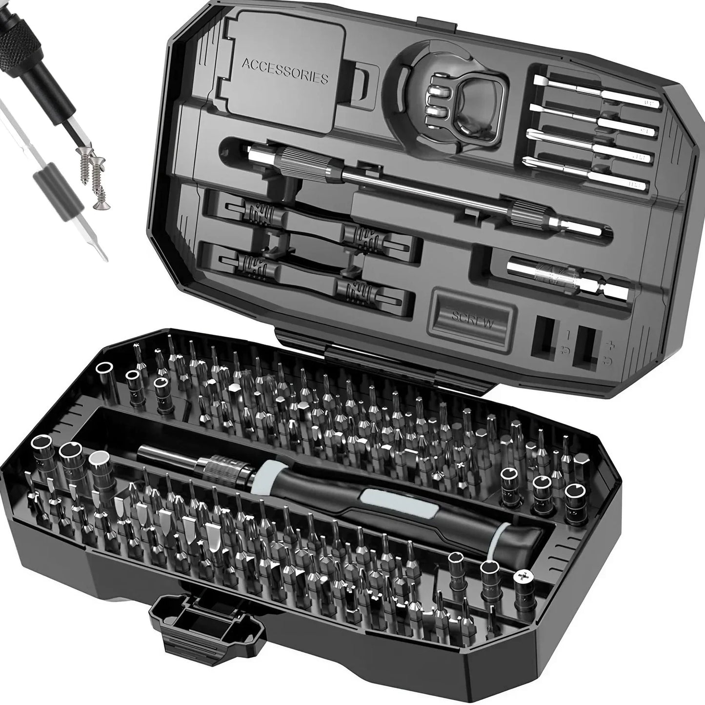 Precision Screwdriver Set, Laptop Tool Kit, 152/25 in 1 Professional Computer Screwdriver Repair Kit T5 T6 Torx Screwdriver - Jaico Online Shop