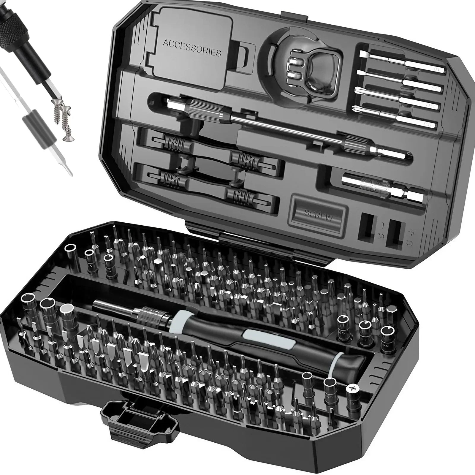 Precision Screwdriver Set, Laptop Tool Kit, 152/25 in 1 Professional Computer Screwdriver Repair Kit T5 T6 Torx Screwdriver - Jaico Online Shop