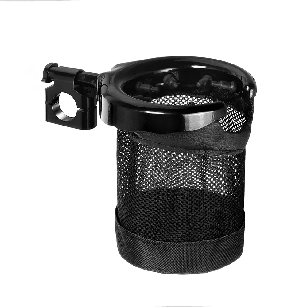 Motorcycle Drink Cup Holder 22mm/ 25mm Handlebar Cup Bottle Holder Aluminum For Harley Touring Street Glide ATV Universal