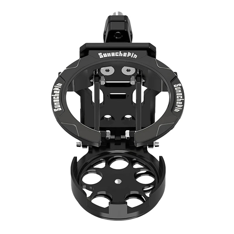 SEAMETAL Motorcycle Cup Holder Foldable Lightweight Adjustable Water Bottle Mount for Electric Bicycle Sport Cycling Accessories