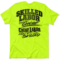 Skilled Labor - Safety Yellow T-Shirt