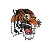 GROWLING TIGER Temporary Tattoo 2x2
