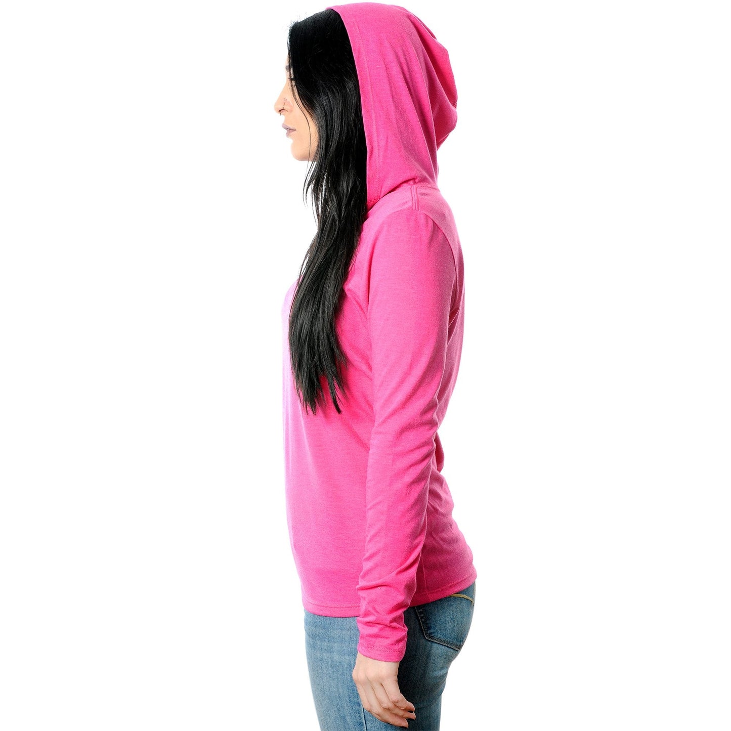 I Love My Piercer Black Tapered Long Sleeve Hoodie