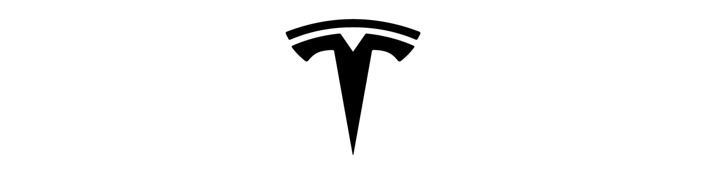 Tesla "T" Tailgate Decals For The 2023-2026 Tesla Cybertruck