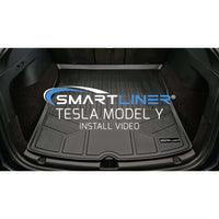 SMARTLINER Custom Fit Floor Liners For 2020-2025 Tesla Model Y (5 Passenger)