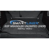 SMARTLINER Custom Fit Floor Liners For JL New Body 2018-2024 Jeep Wrangler Unlimited without Subwoofer (no JK)