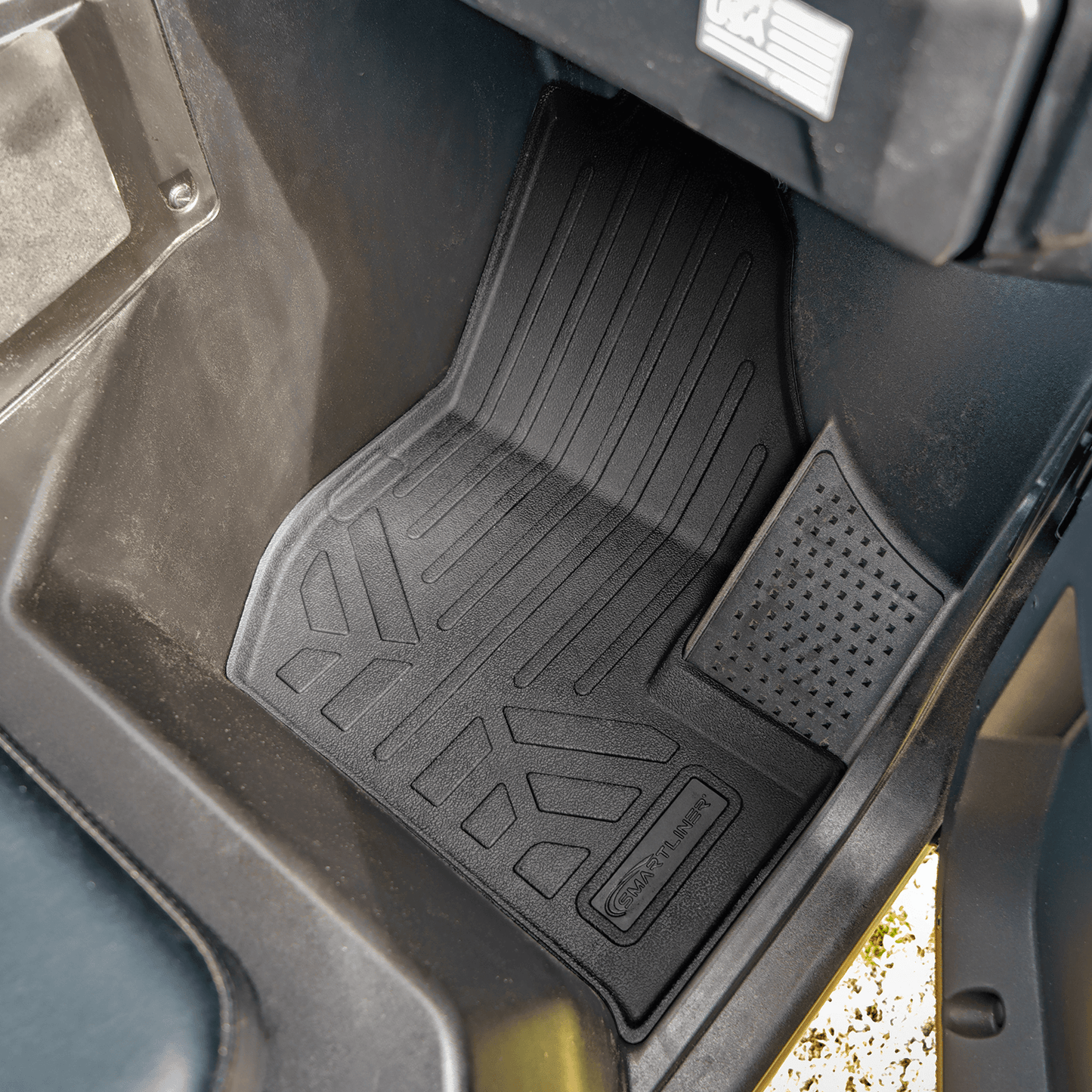 SMARTLINER Custom Fit Rugged Rubber Floor Liners For 2018-2025 Yamaha Wolverine RMA X2