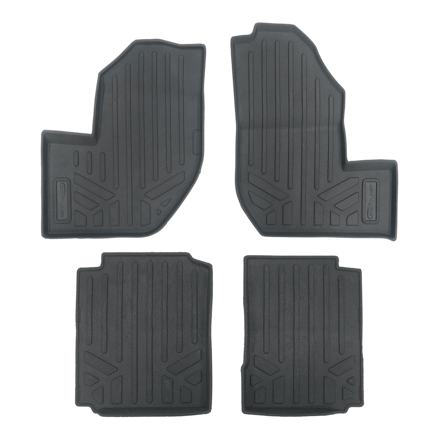 SMARTLINER Custom Fit Rugged Rubber Floor Liners For 2018-2025 Yamaha Wolverine RMA X2