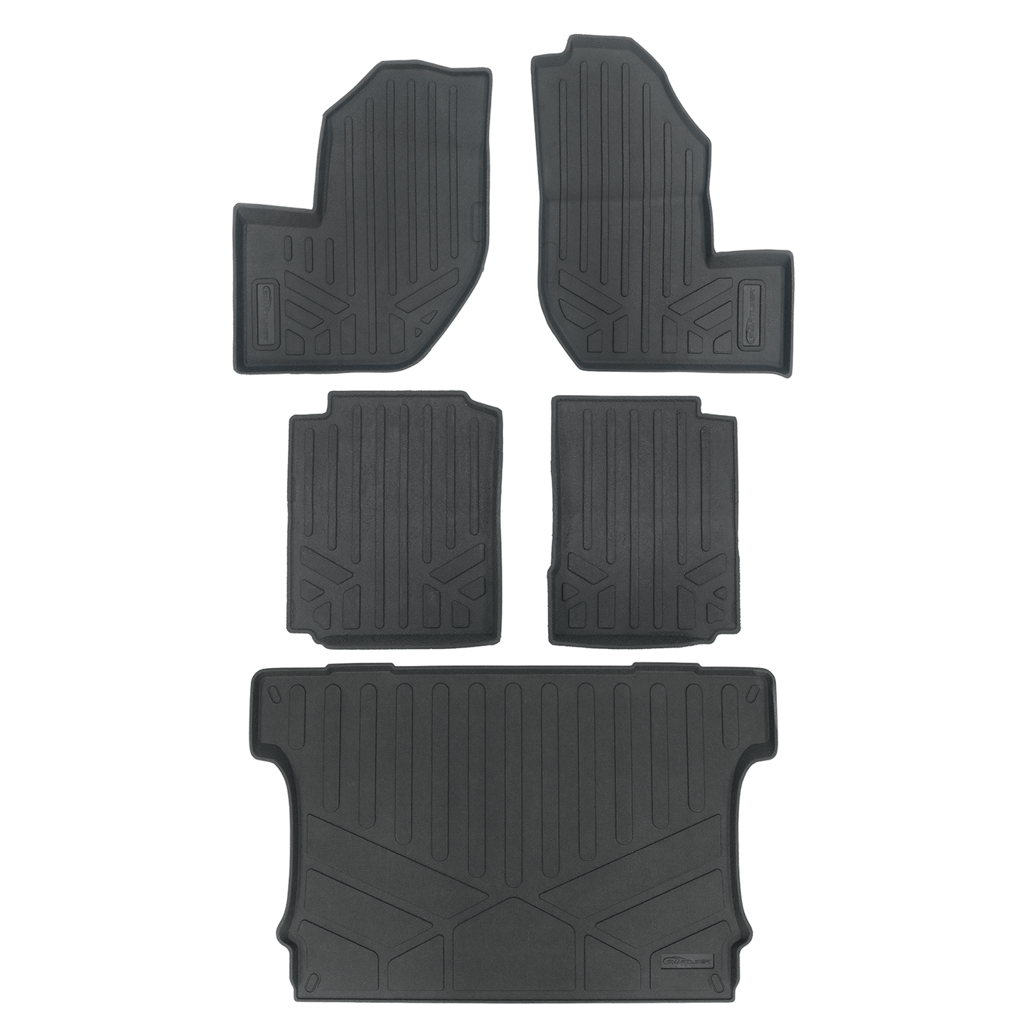 SMARTLINER Custom Fit Rugged Rubber Floor Liners For 2018-2025 Yamaha Wolverine RMA X2