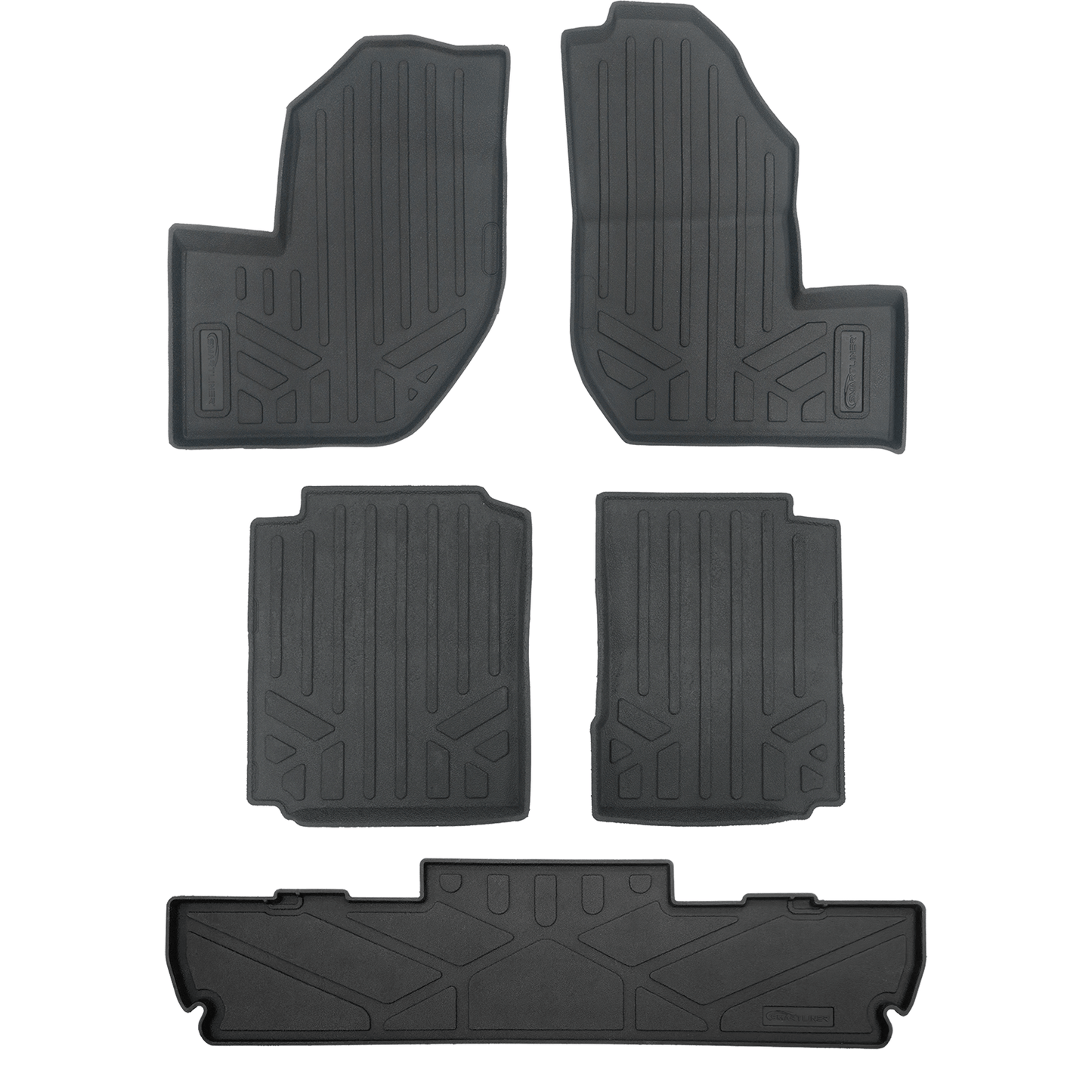 SMARTLINER Custom Fit Rugged Rubber Floor Liners For 2018-2025 Yamaha Wolverine RMA X4