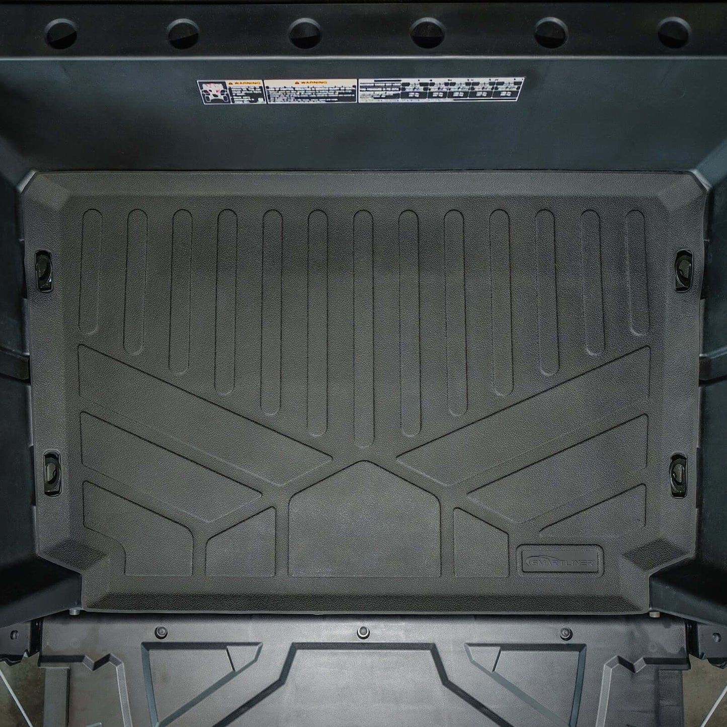 SMARTLINER Custom Fit Rugged Rubber Floor Liners For 2019-2025 Polaris General XP 1000 (4-Seater Models)