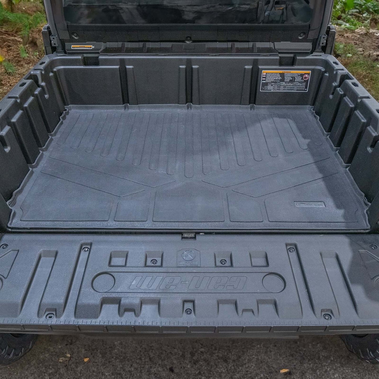 SMARTLINER OUTDOORS™ Custom Fit Rugged Rubber Floor Liners For 2016-2025 Can-Am Defender (6 Seater)