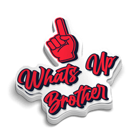 Whats Up Brother - Hard Hat Decal