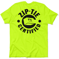 Zip Tie - Safety Yellow T-Shirt