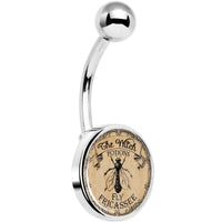 Witches Brew Fly Fricassee Halloween Belly Ring